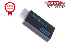 Portable Wii to HDMI Wii2HDMI Full HD Converter Audio Output Adapter TV Black