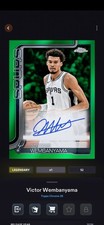 DIGITAL - VICTOR WEMBANYAMA | 2026 Topps Chrome Series 1 Signature Green