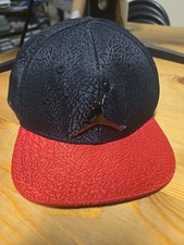Kids Infant Air Jordan Jumpman Snapback Hat - Black and Red