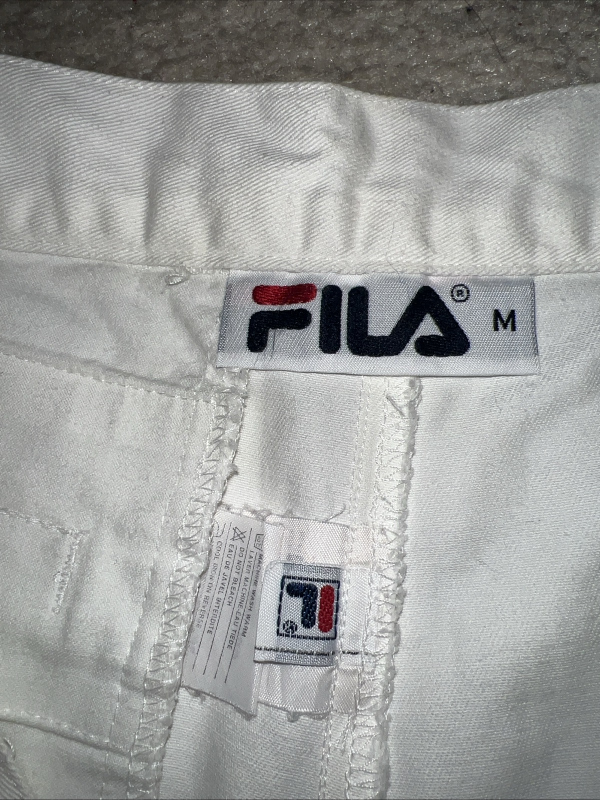 Pantaloncini donna bianchi Fila taglia m