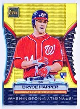 2012 Topps Bryce Harper Golden Moments Die Cuts 24K Embedded Rc #GMDC-103 (1/1)