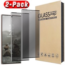 For Samsung Galaxy Note20/Note 20 Ultra Privacy Tempered Glass Protector 2-PACKS