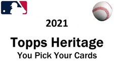 Build Your Set You Pick Your Cards 2021 Topps Heritage 1-420 Baseball Selection
