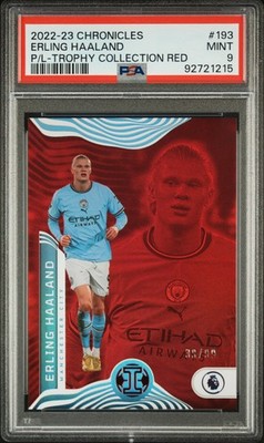 2022-23 PANINI CHRONICLES #193 ERLING HAALAND 39/99 PSA 9