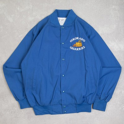 Auburn Vintage Colorado Quarries Varsity Bomberjacke Large Herren 1990er USA