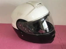 SHOEI NEOTEC LE Modular Police Motorcycle Helmet Black White Medium #10