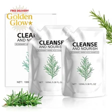 2Pcs Rosemary Amino Acid Shampoo,Hair Growth Shampoo for Thinning Hair Women... 