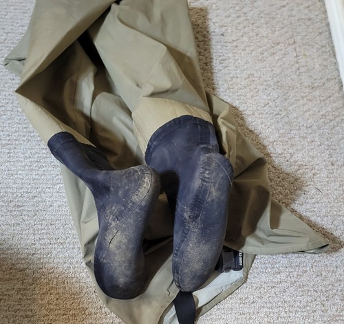 Simms Mens Size Large GoreTex Waders Stockingfoot Made in Montana USA - Picture 8 of 8