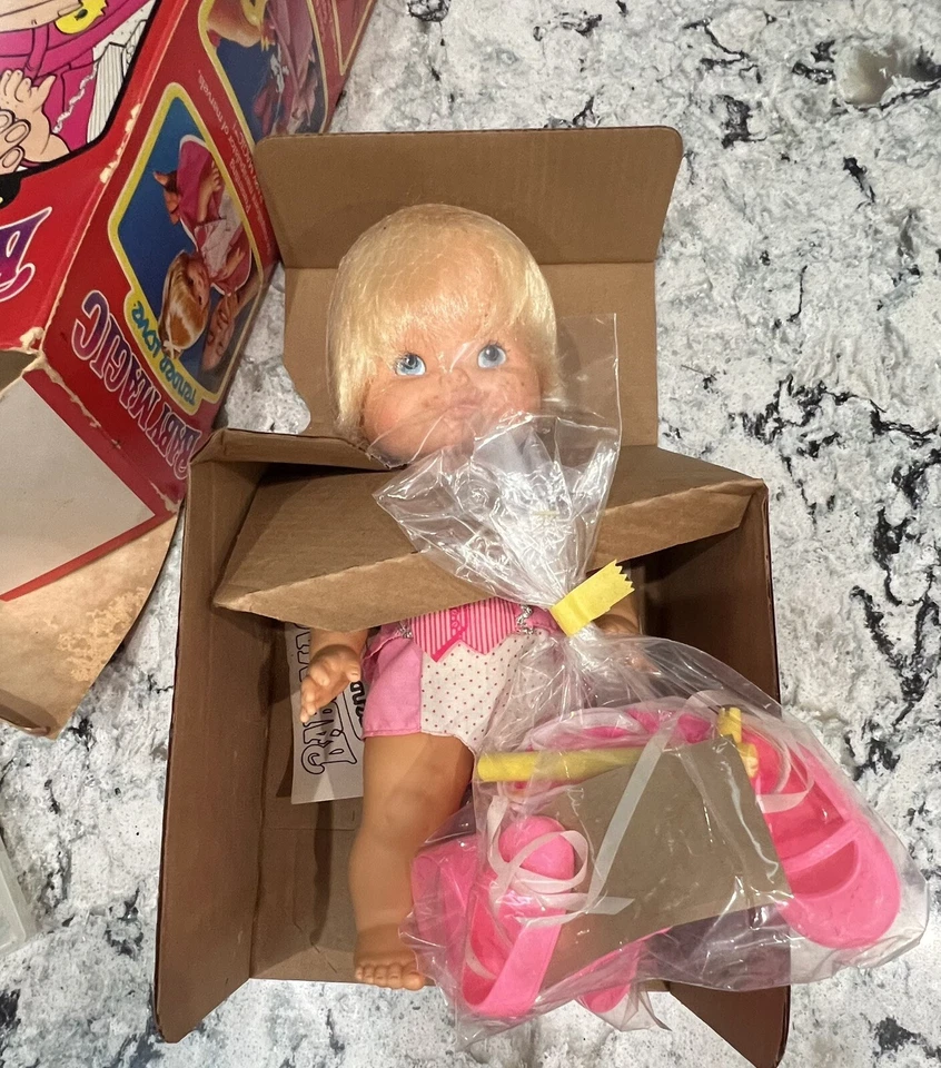 VINTAGE 1978 Mattel Baby Magic Doll Tender Love Brand New 14 Inches Tall - Image 4 of 4