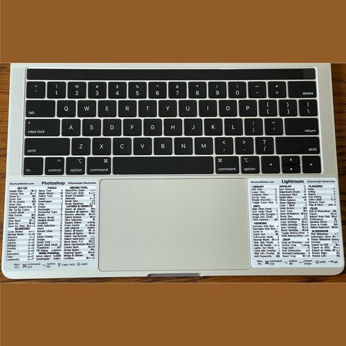 Adobe Collection 7-in-1 Reference Guide Shortcut No-residue Vinyl Sticker Mac/PC - Picture 2 of 9