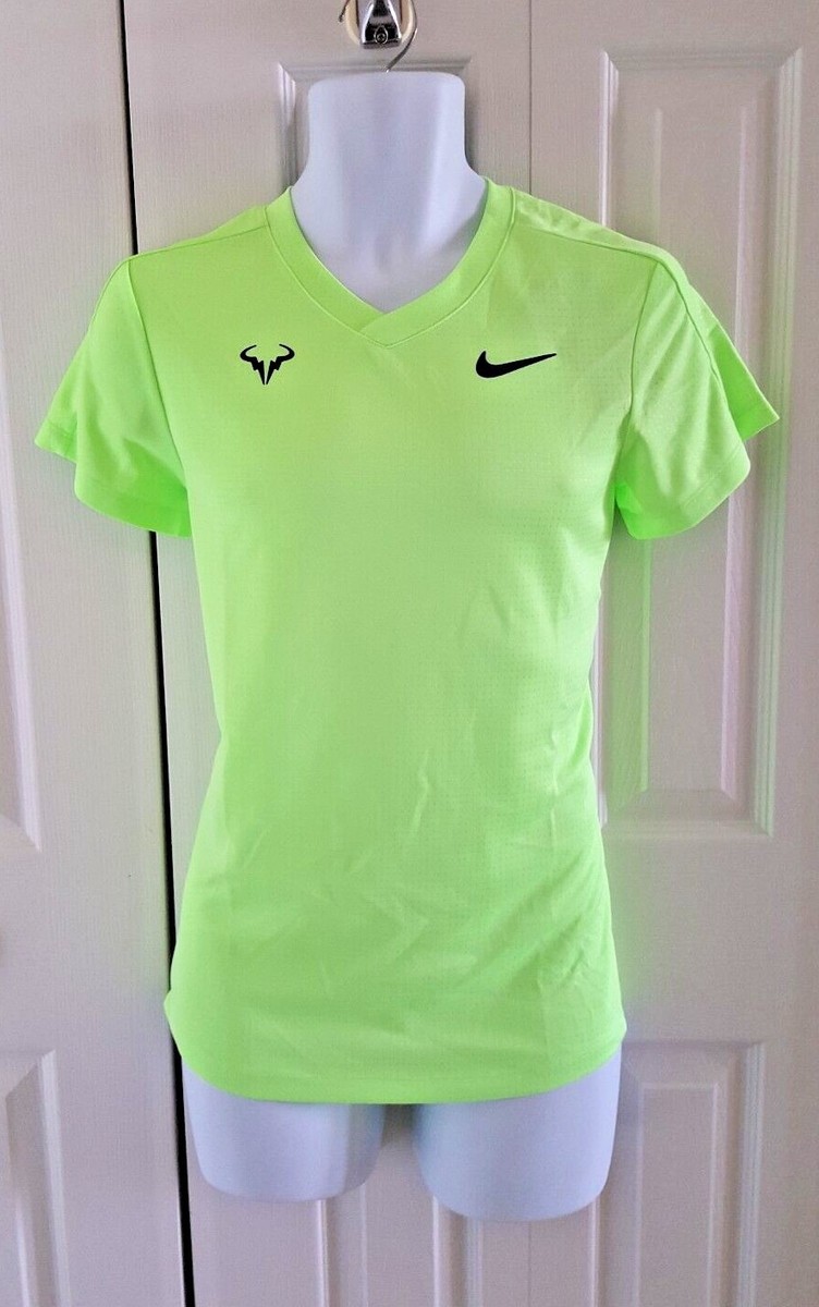 Nike men's Rafa Nadal Challenger Tennis Shirt CV2572-345 | eBay