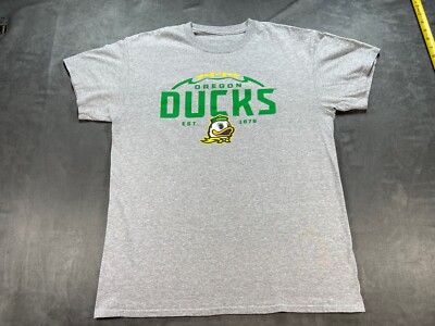 Gray Oregon Ducks Shirt Med No tag University College Football Sports Quack Y2k