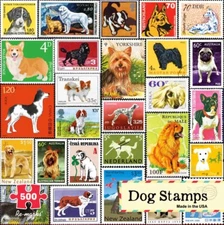 Re-marks Dog Stamps 500 Piece Jigsaw Puzzle