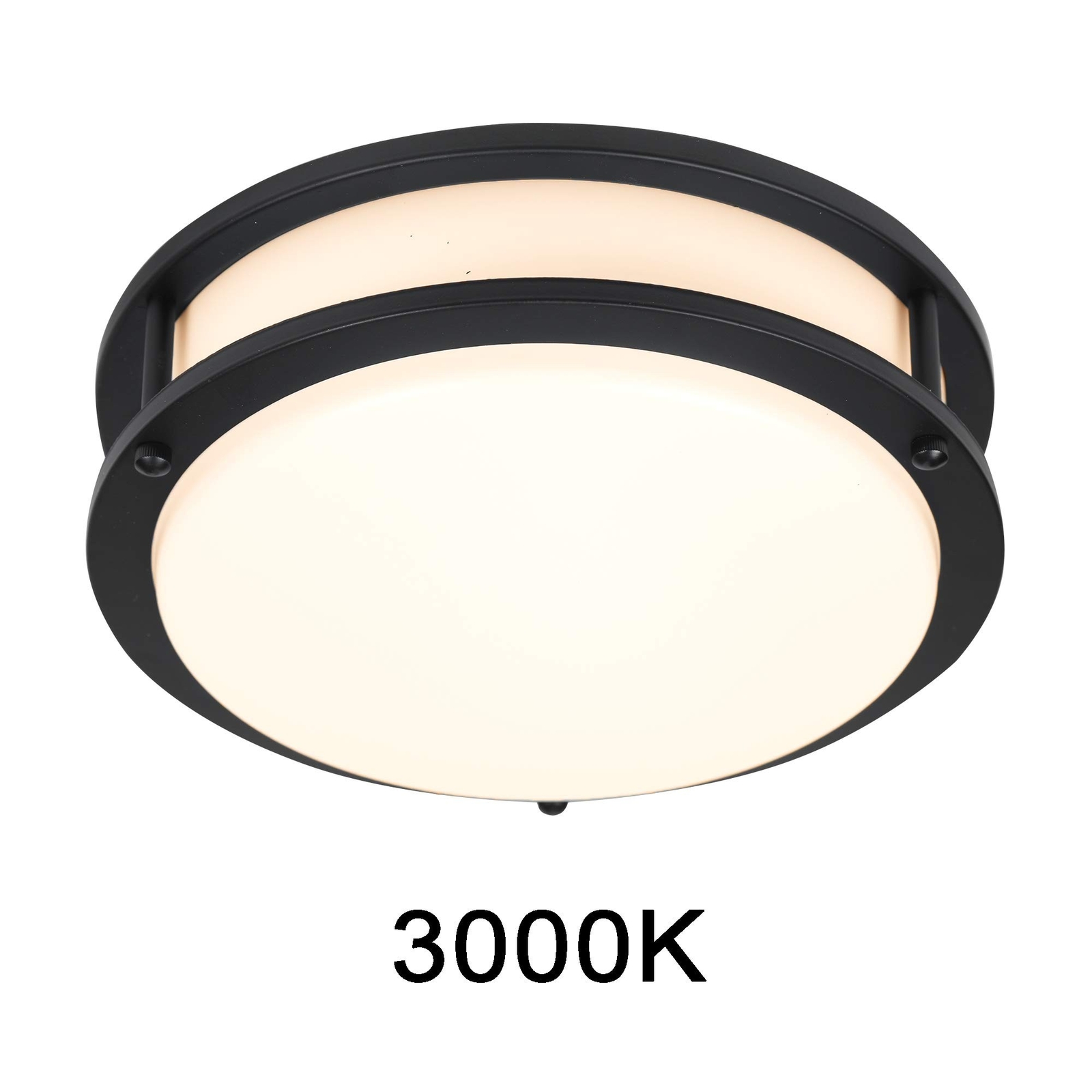 DESIGNERS FOUNTAIN Flush Mount Ceiling Light, 10 Inch Round LED DC Lighting F...