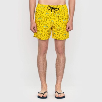 Vilebrequin Badeshorts / Herren / Moorea / Gelb / UVP 230£