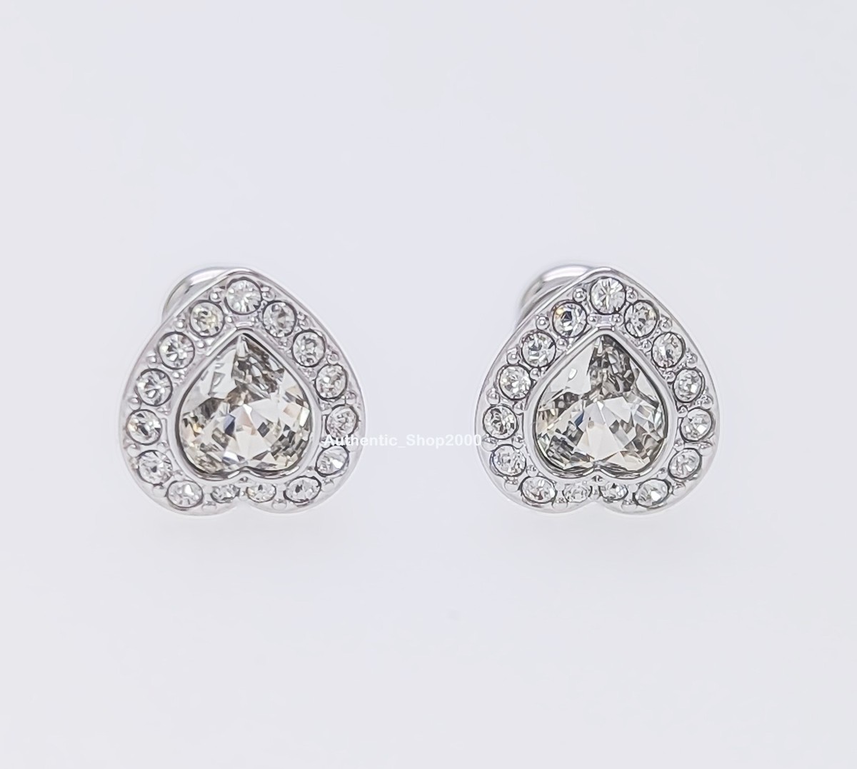 New 100% Authentic Ariana Grande x Swarovski Pave Heart stud