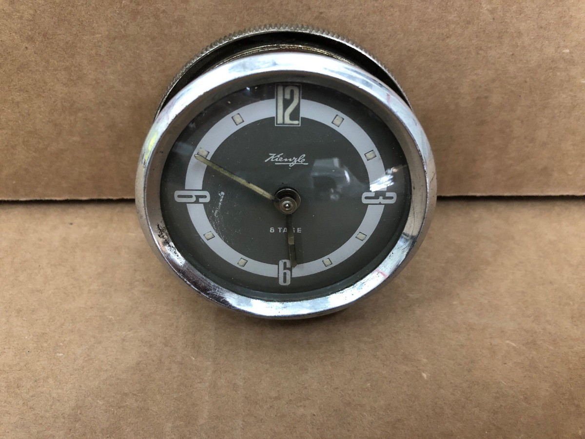 USED Kienzle 8 Tage Car Clock fits 50's 60's VW Porsche | eBay