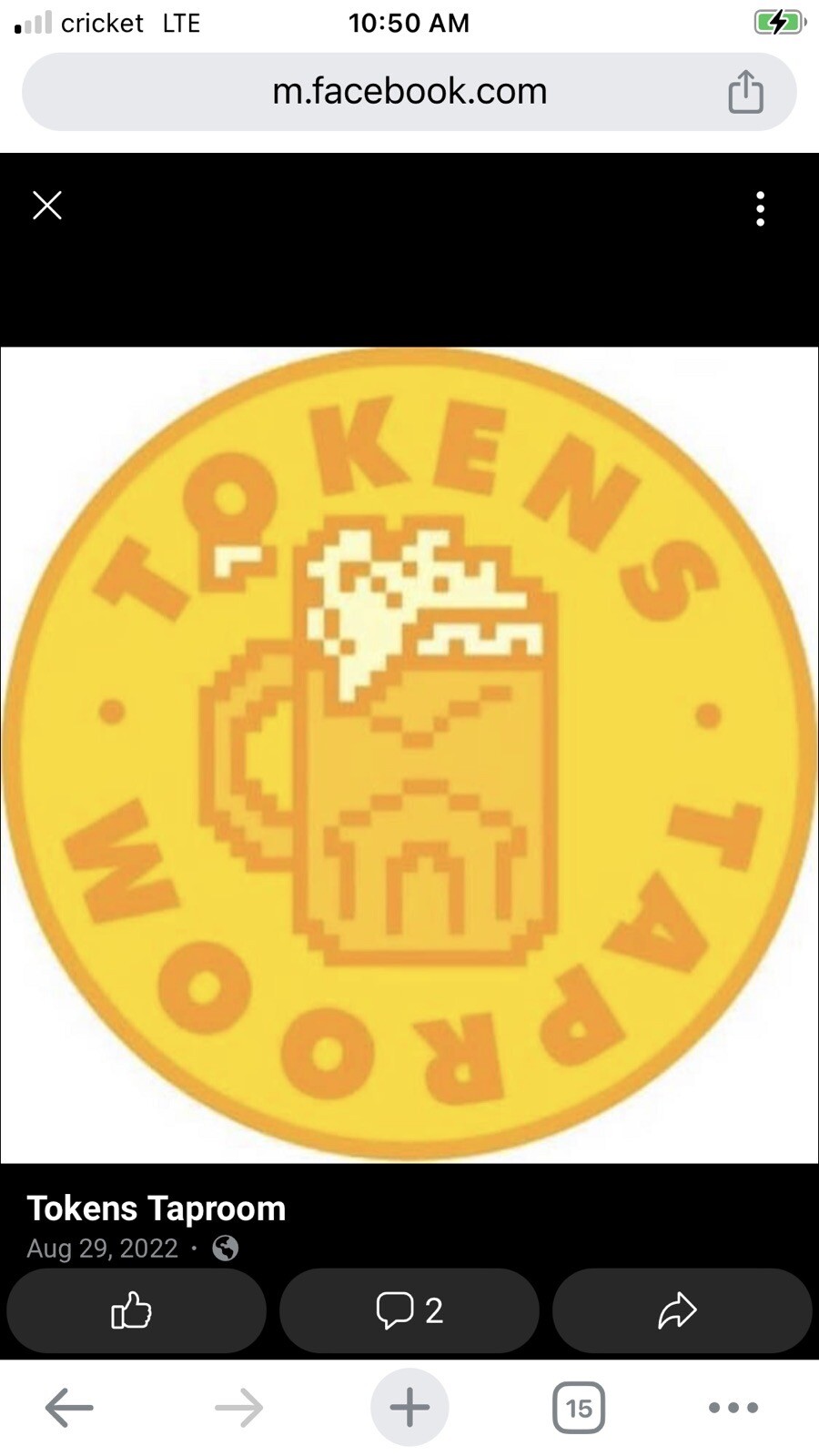 Arcade Token - Tokens Taproom - Dover, New Hampshire | eBay