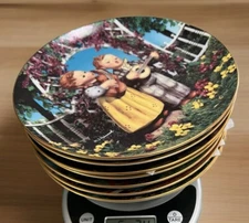 8 VTG Danbury Mint M. Hummel Plates Collection Little Companions Goebel Numbered