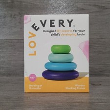 Lovevery Wooden Stacking Stones 4 pieces