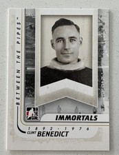2010-11 ITG Between the Pipes Clint Benedict #197 HOF Ottawa Senators Montreal