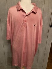 Callaway opti dri Logo sleeve polo Shirt men's Sz-XXL NEW Orange   White Stripe