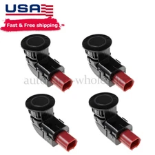 4X 39680-SHJ-A61 Black Bumper PDC Parking Sensor for 2005-2009 Honda Odyssey CRV