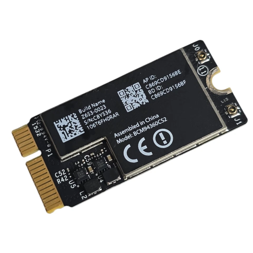 Apple MacBook Air A1466 BROADCOM Wlan Bluetooth Airport BCM94360CS2 #W12