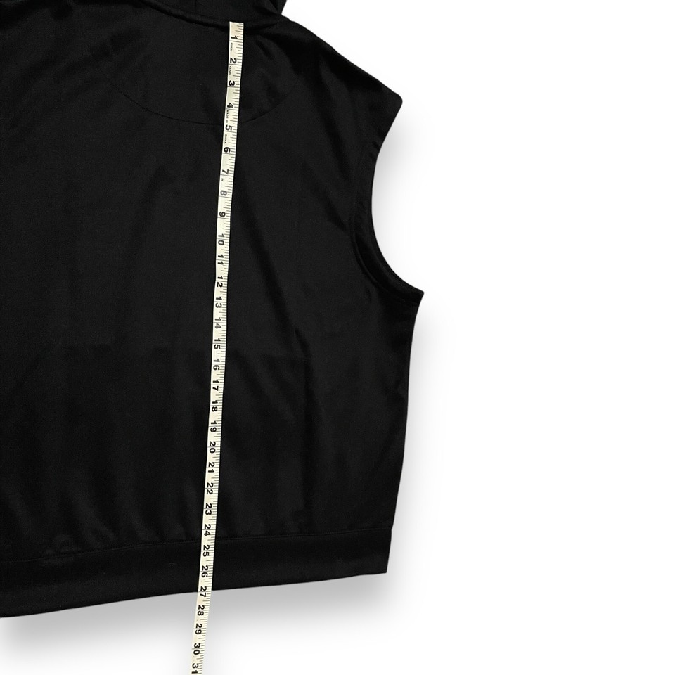 Nike Brooklyn Nets NBA Team Issue Pregame Warmup Sleeveless Hoodie Men