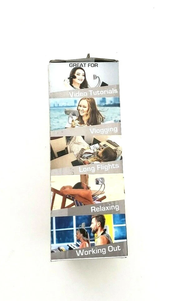 Универсальное регулируемое шейное крепление Aduro Lounger для смартфонов/планшетов до 7 дюймов - Изображение 3 из 4