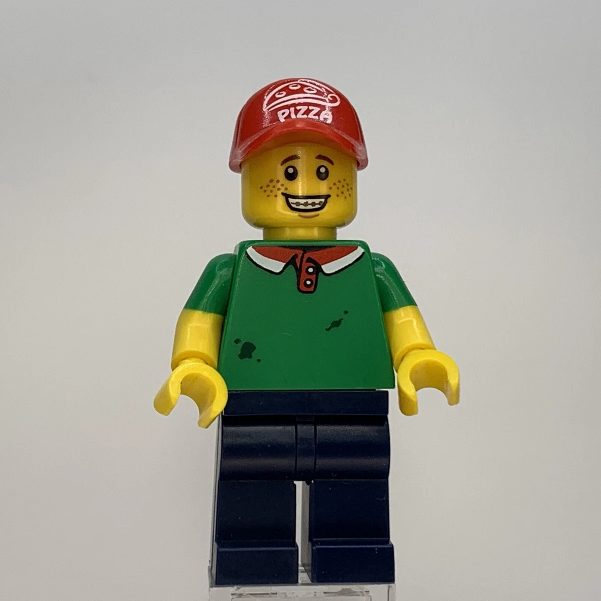 Lego Collectible Pizza Delivery Guy Minifigure Series 12 COL189 EUC