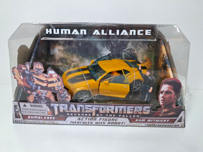 Transformers - Revenge of the fallen - Bumblebee und sam Witwicky Figur NEUWARE