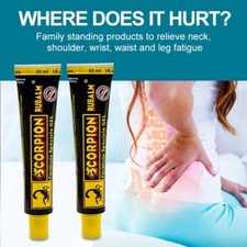 Promo gel  anti-douleur du VENIN SCORPION Epaule Genoux muscle dos Articulations