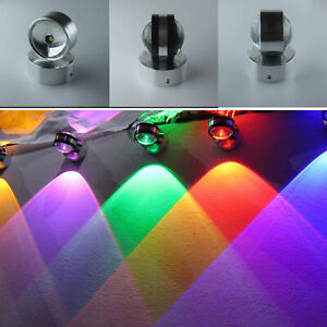 LED Up Down Wall Lamp Crystal Spotlight Indoor Background Sconce Decor 2W 6W KCA
