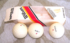 Vintage NOS Wilson K28 Golf Balls 3 Total in original Box