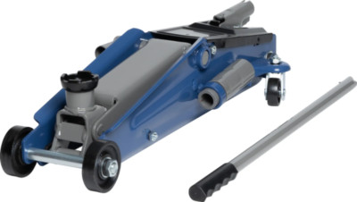 Cartrend hydraulischer Wagenheber Rangierwagenheber Quicklift, 2,5 T, 10024 blau