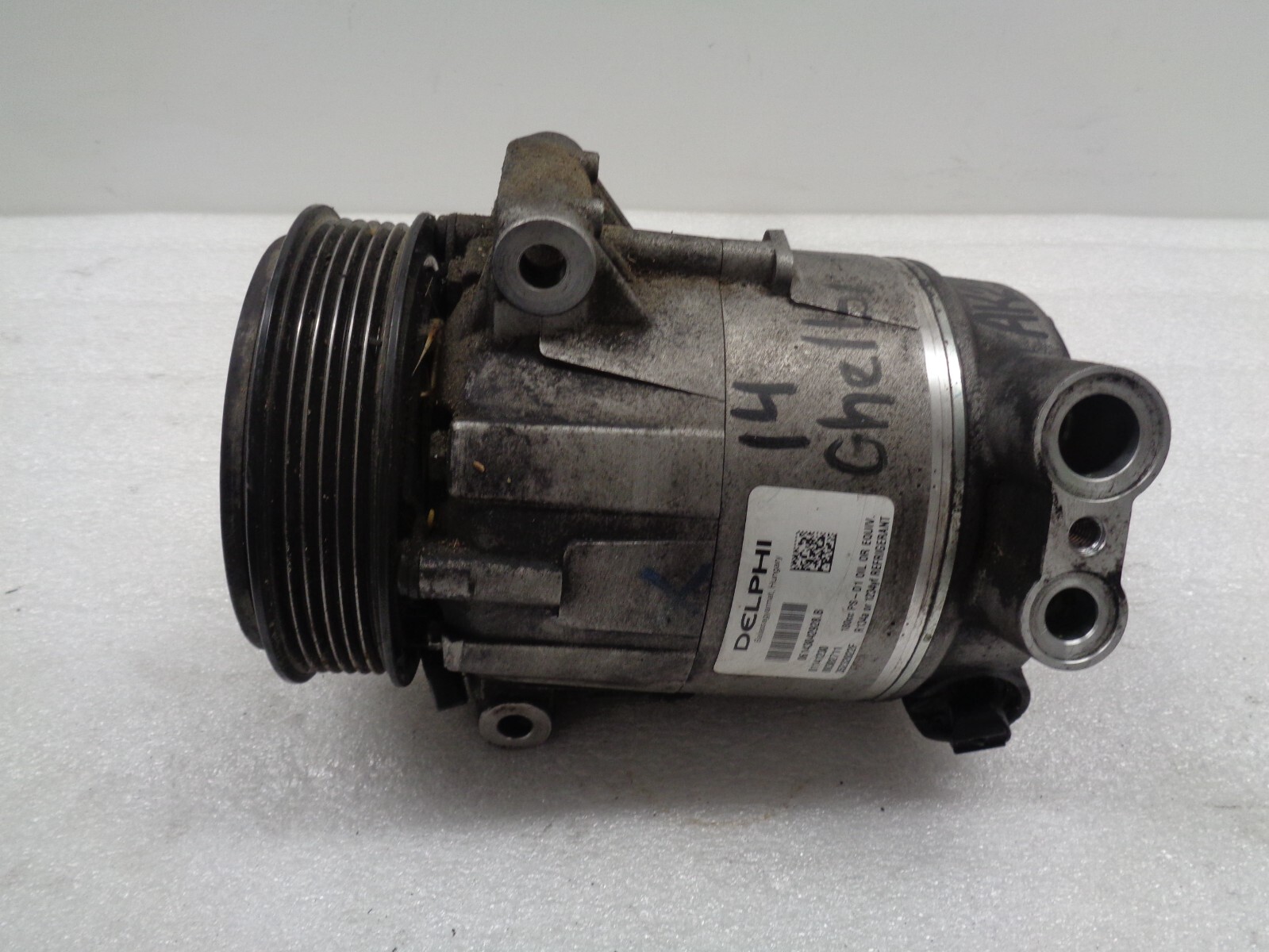 14-17 Maserati Ghibli S Q4 AC A/C Air Conditioning Compressor Pump OEM AK2308237