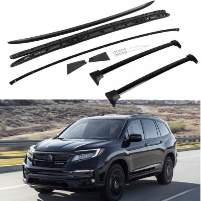 4Pcs Roof Rail Racks Cross Bars Crossbars Carrier Fits for Honda Pilot 2016-2021