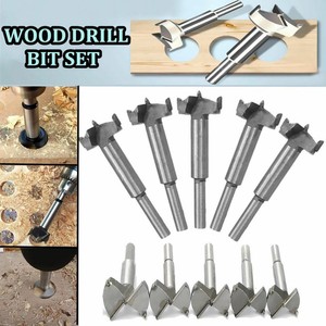 5Pcs Forstner Woodworking Drill Bit Set Hole Saw Cutter 5Pcs Forstner Woodworking Drill Bit Set Hole Saw Cutter