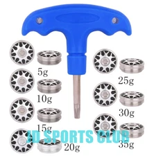 2pcs Black Golf Weight for Odyssey Stroke Lab, O-Works, Two-Ball Ten Putter