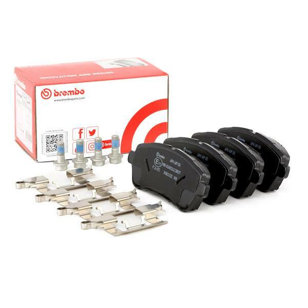 Plaquettes de frein avant Brembo P 24 072 l'excellence du freinage pour Ford Fiesta