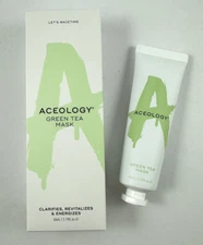NEW Aceology Green Tea Mask 2.19 fl oz 65 ml Revitalizes Clarifies Energizes