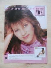 Nicki autograph signed A4 magazine image