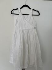 Dolce & Gabbana Kids Dress White ‘broderie-anglaise’ Poplin Cotton Dress - 11/12