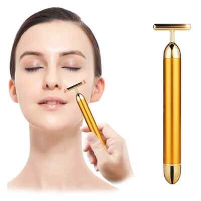 Mini Facial Roller Gesicht Massage Gesichtsroller Gesicht Massagegerät T Shape