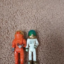 Vintage Fisher Price Adventure People Male White and Red Astronaut