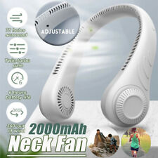 Mini Fan Neckband Bladeless Lazy Neck Hanging Cooler USB Rechargeable Portable