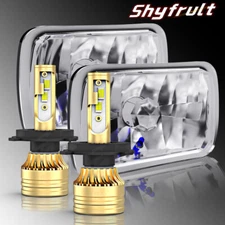 2x 7X6" 5x7" LED Headlights Square-For Chevy Express Cargo Van 1500 2500 3500