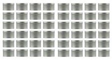 CASE OF 48 - Seamless Round Tin Can Lid 4 oz 1-5/8" high x 2-1/2" in diameter