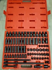 Sunex 80pc Master 3/8" drive Impact socket Set SAE & Metric, Swivel & Deep #3580